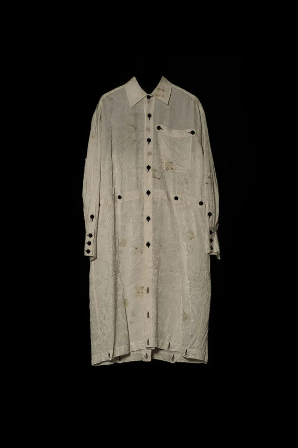 Mutedance 24 Spring/Summer Long Shirt MD-MD24SS129-HUIBAI hoary PM131